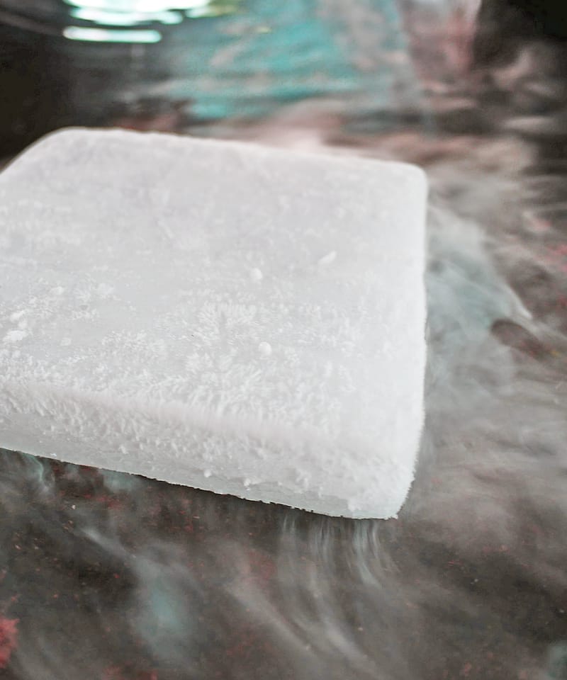 Dry ice, intended for DIY at home CoolSculpting
